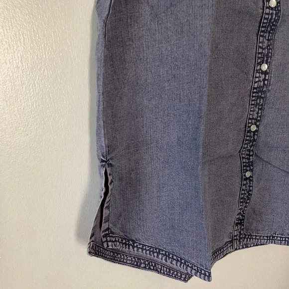 We The Free Purple Button Down Shirt - Picture 10 of 10